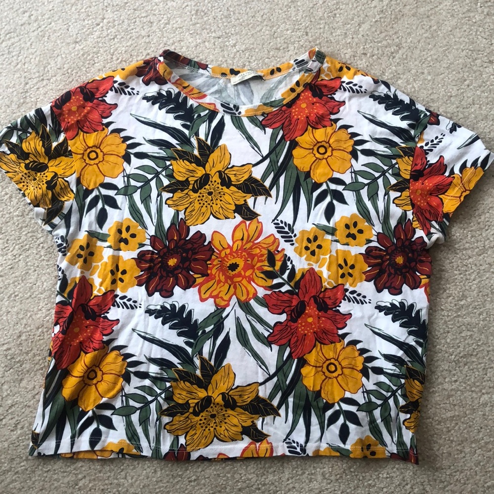 Zara Floral T-Shirt